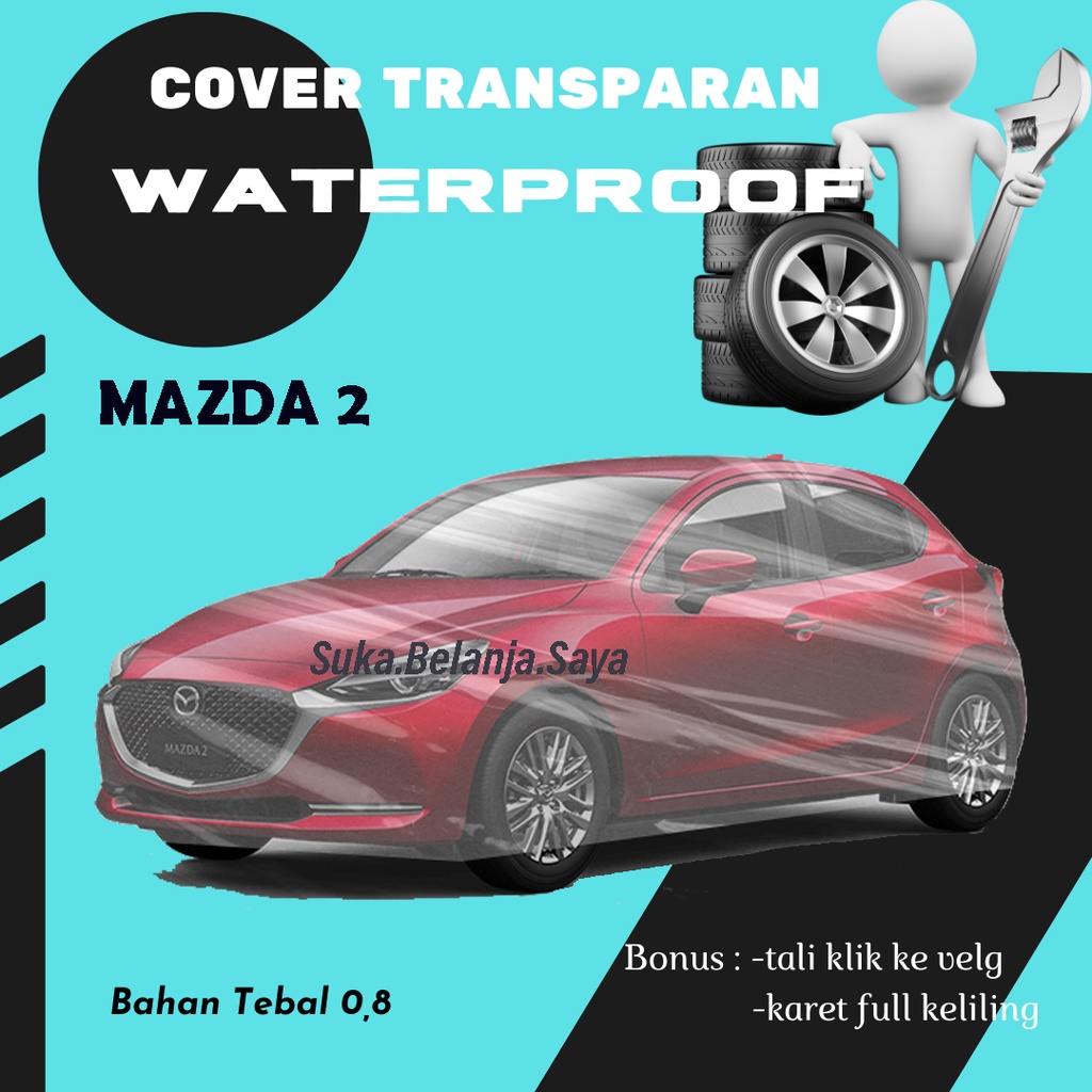 Transpan Body Cover Mobil mazda Sarung Mobil mazda 2/mazda interplay/mazda 323/mazda 2 sedan/mazda familia 323/mazda cronos/civic ferio/civic genio/civic/grand civic/civic lama/civic lx/agya/ayla/picanto/brio/jazz/jazz lama