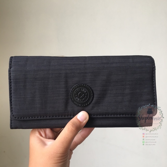 Dompet lipat panjang kipling brownie original ori asli authentic counter 100%