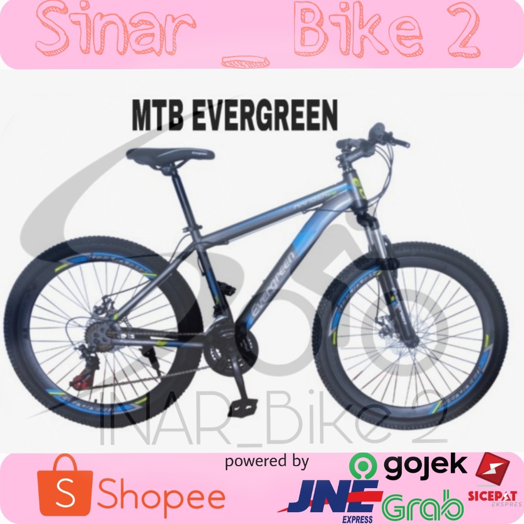 Sepeda Gunung 26Inch Evergreen 21Speed Double Cakram