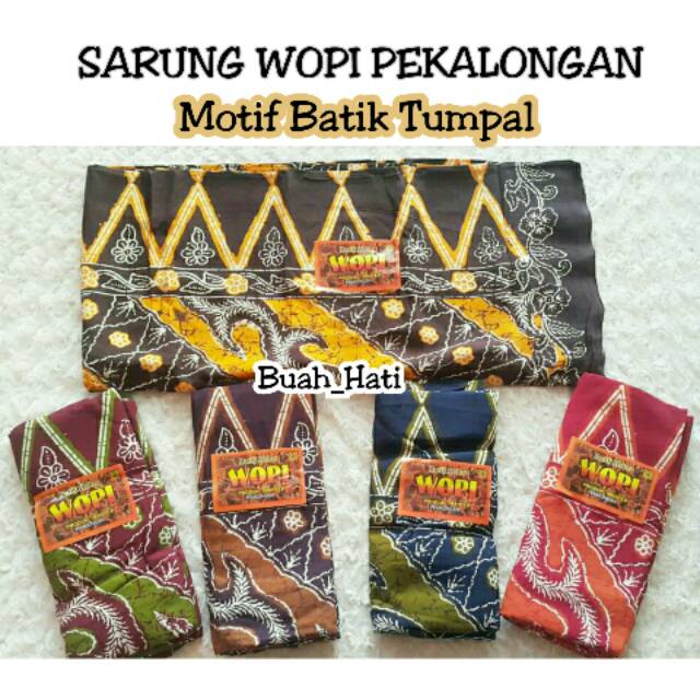 SARUNG GOYOR BATIK WOPI ASLI PEKALONGAN