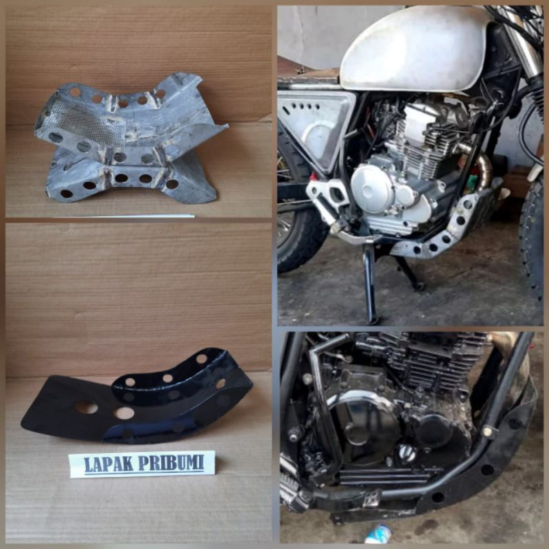 Pelindung mesin scorpio honda variasi motor japstyle