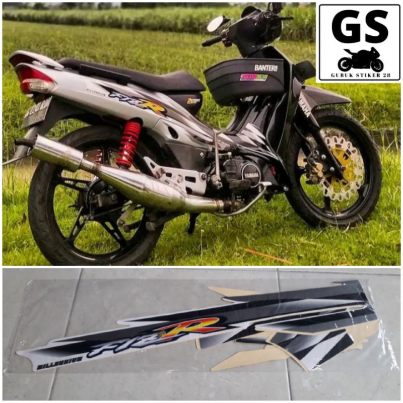 STRIPING STIKER LIS BODY MOTOR YAMAHA FIZ R MILLENIUM HITAM