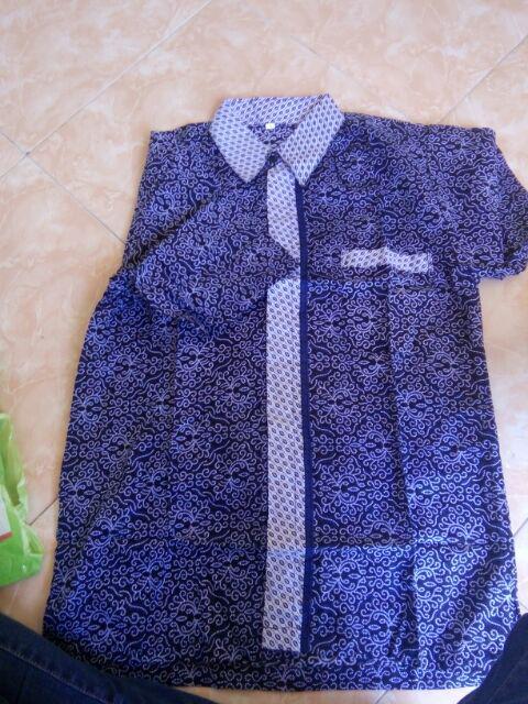 Atasan Batik Wanita Dolby Dolbi Dobby Doby Tenun Sutra Halus Best Seragam