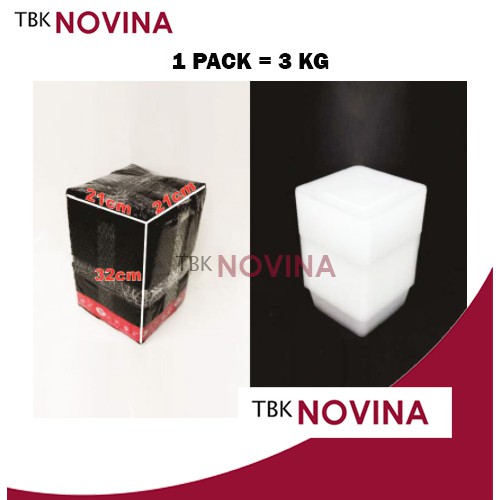 [25PCS]Thinwall 2000ml SQUARE food container box tempat makan plastik kotak nasi penyimpanan makanan kulkas