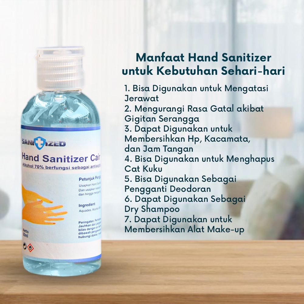 Hand Sanitizer Antiseptic 60 ml Ready Terus Langsung Order Aja