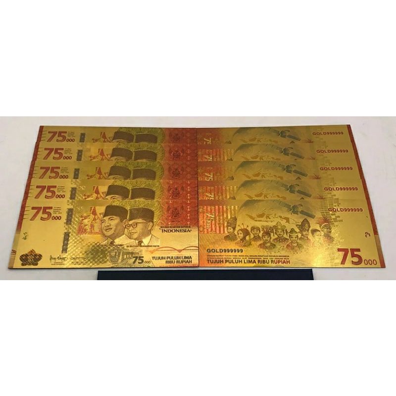 SOUVENIR GOLD FOIL UPK 75000 GF001