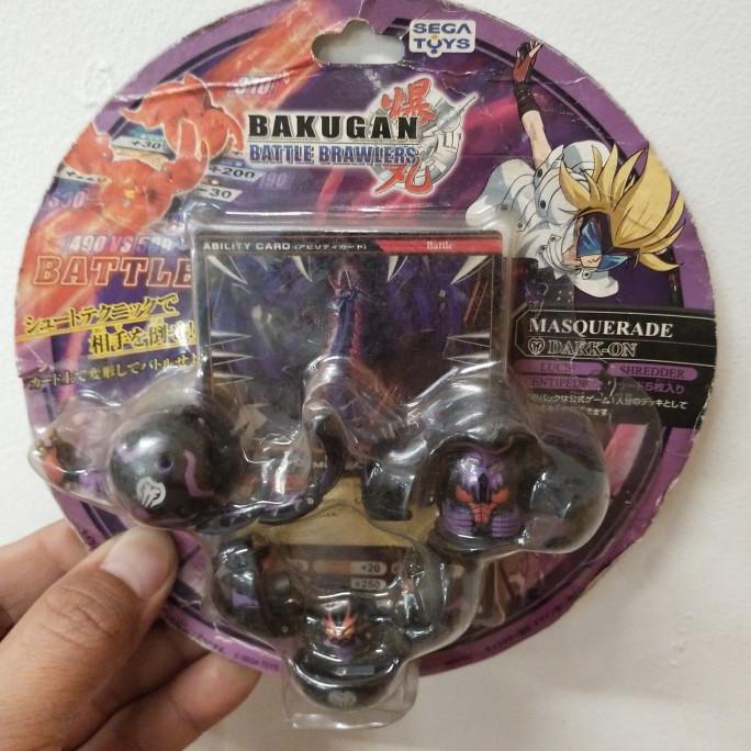 TERBARU BAKUGAN BETTLE BRAWLER MASQUERADE DARK ON READY SIAP KIRIM