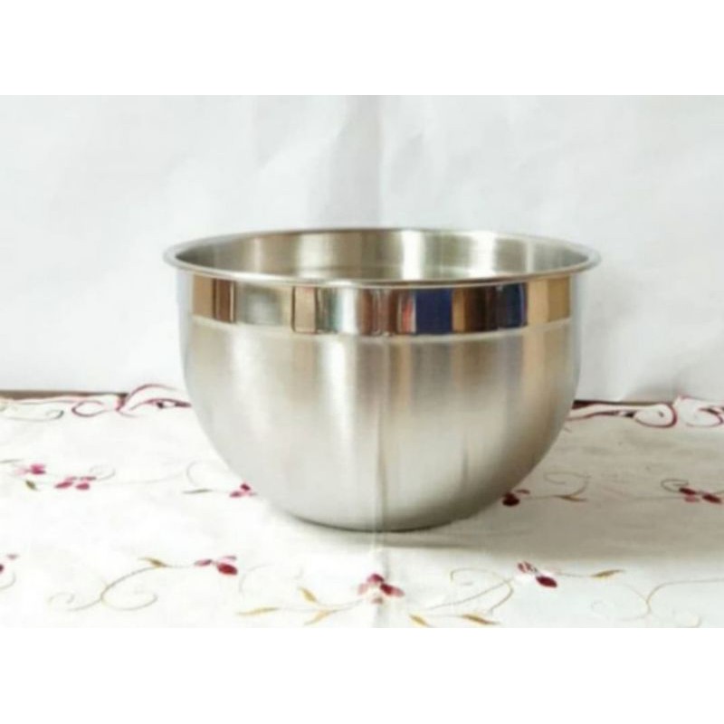 mixing bowl supra stainles/Baskom pengaduk adonan 25 cm