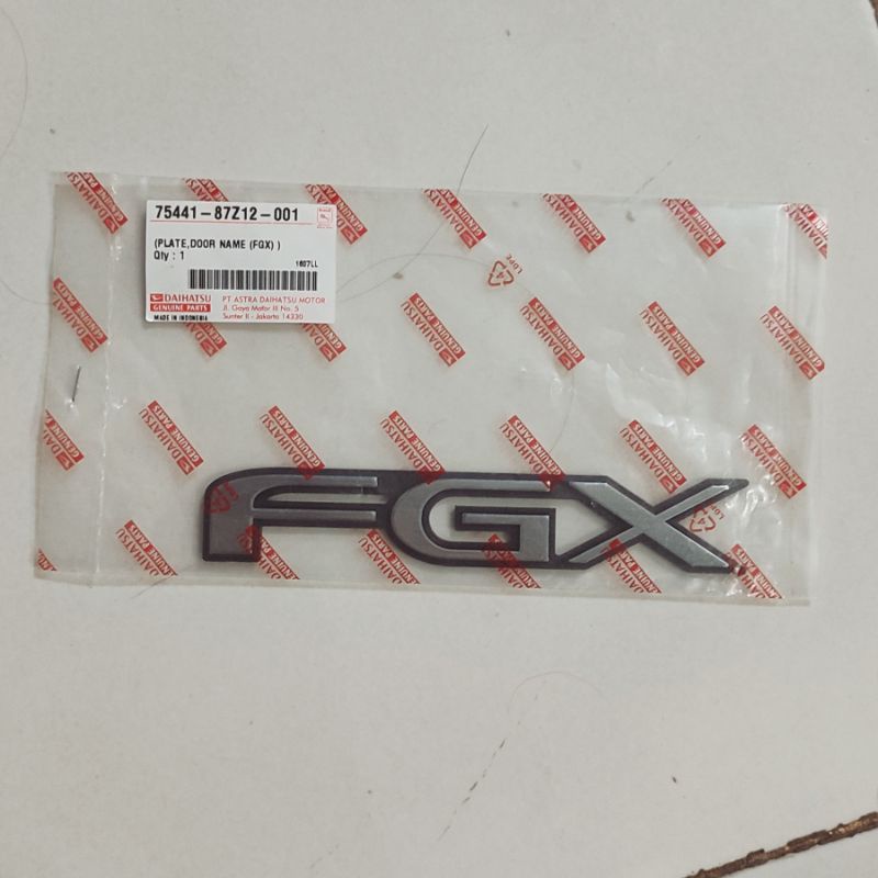Emblem logo FGX daihatsu taruna original