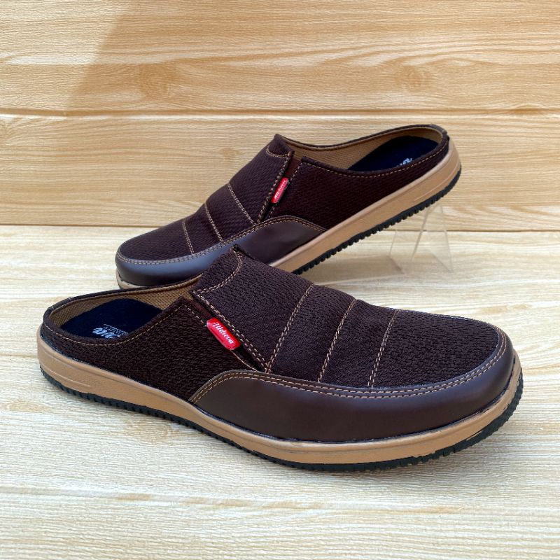 Sepatu Slop Pria Slip On Rajut | Sepatu Kasual Sepatu Slop Bustong Lentur