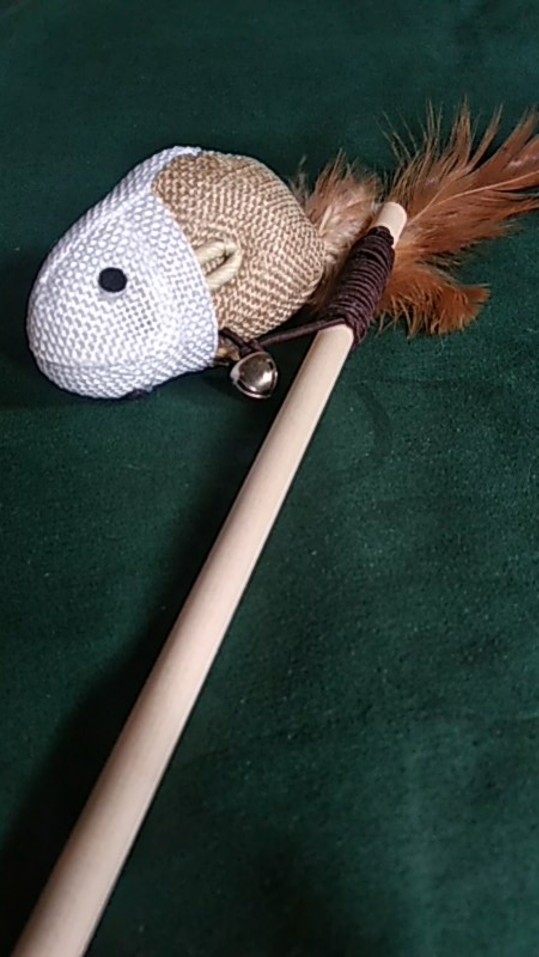 Mainan Kucing Murah Stick Tikus Lonceng