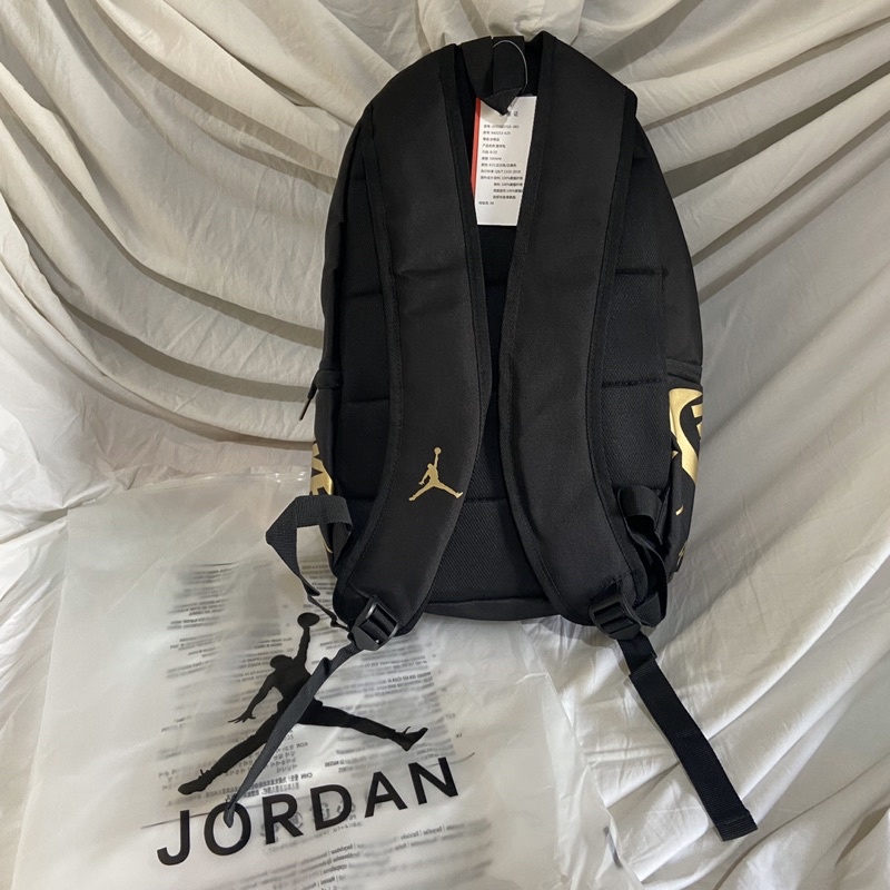 Bagpack / Ransel Jordan Flight Black Gold