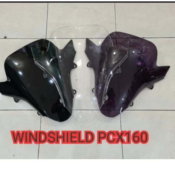 [COD] windshield pcx new 160 polos visor kaca depan PCX 160