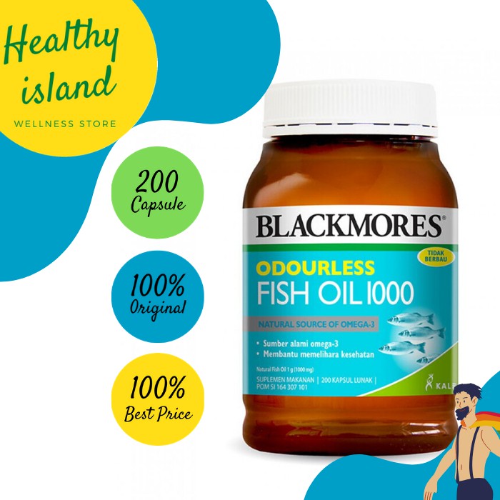Blackmores Odourless Fish Oil 1000 mg