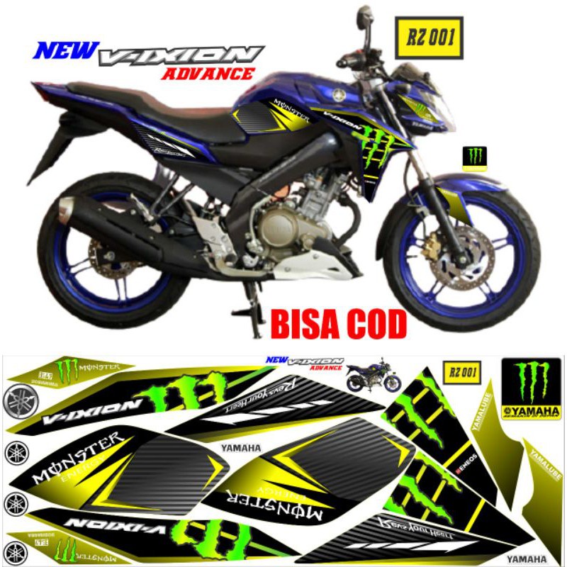 striping Vixion new advance / decal Vixion new advance / variasi Vixion new advance