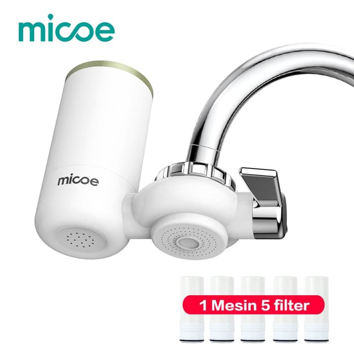 MICOE Water Purifier untuk Kran Filter Kran dapur ( 1 mesin 5 filter)