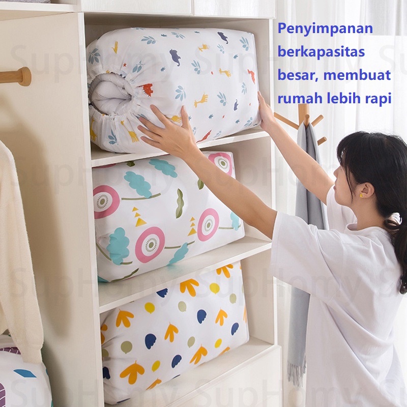Tempat Baju Kotor untuk Cucian Tempat Penyimpanan Pakaian Karakter New Laundry Bag Tempat bedcover pakaian