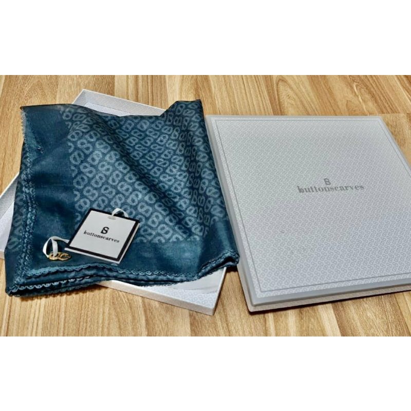 Buttonscarves Tapis Teal