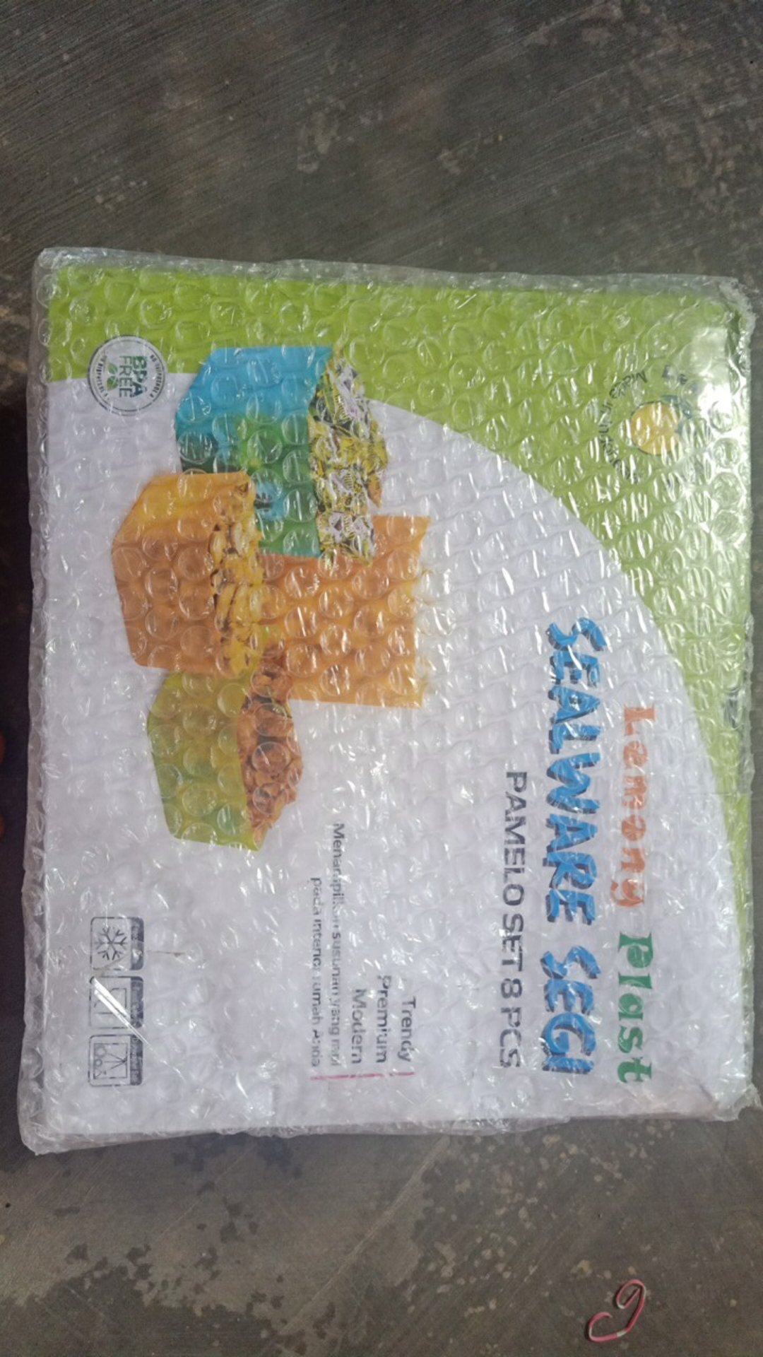 Toples Serbaguna Pamelo Set 8 / Toples Plastik Pamelo Set 8