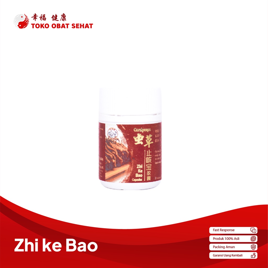 ZHI KE BAO - obat batuk asma -  bronkitis - tbc herbal ampuh