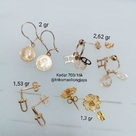 Anting Giwang Emas kadar 700/16k
