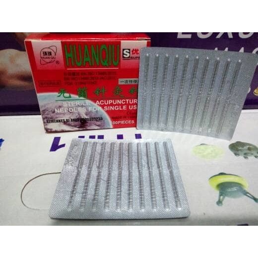 Jual Jarum Akupuntur Huanqiu Super 20X13 Mm / Dus Merah Super Tulisan Hijau Murah