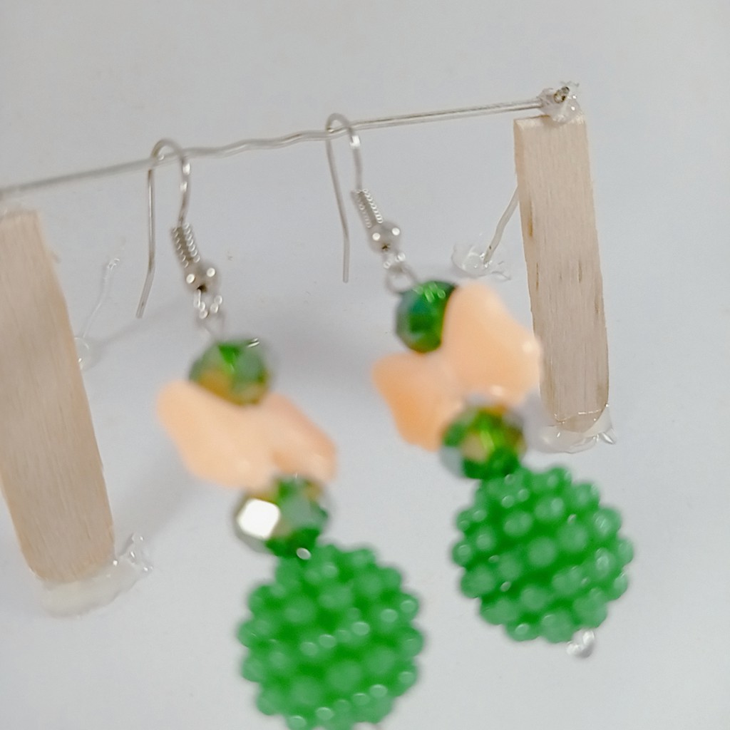 Earring Anting Handmade/Anting korea/Anting manik pastel Murah By Tokopelanginicer