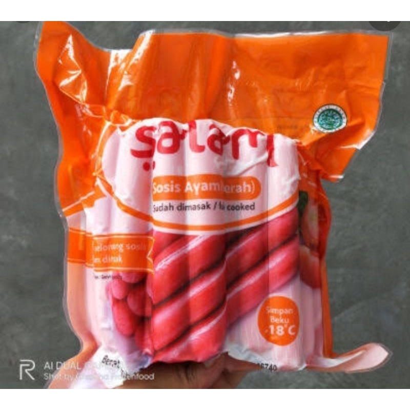 

sosis salam merah kemasan 750 gr