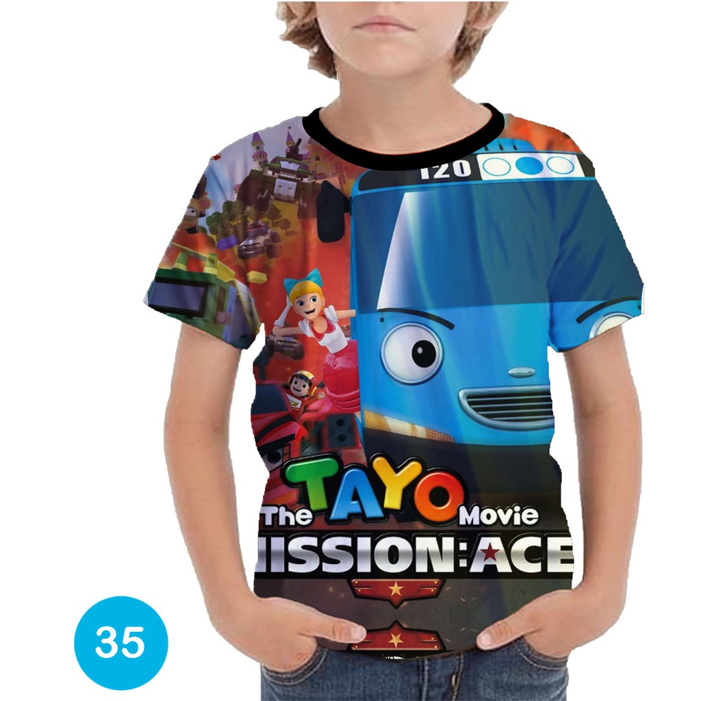 Baju Tayo the Little Bus Baju Anak Printing #35