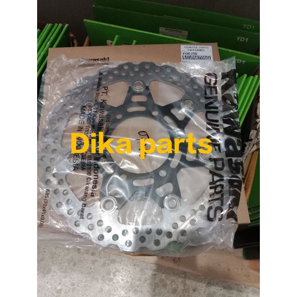 Piringan cakram depan kawasaki Klx230, Klx230R original kawasaki