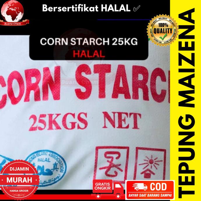 

Corn starch / Tepung maizena / Tepung pati jagung 1 kg