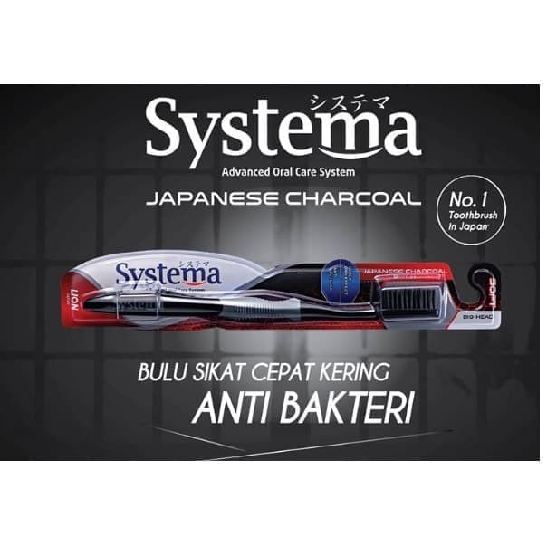 Systema Sikat Gigi Charcoal isi 1pc