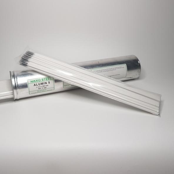➯ Kawat Las MMA Aluminium Aluminum 3.2 mm NIKKO STEEL Alumin 5 (Per Ons) ♪