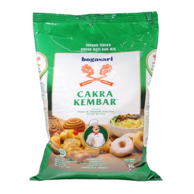 

Cakra Kembar Tepung Terigu 1000gr