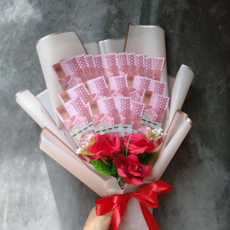 buket uang palsu / buket bunga
