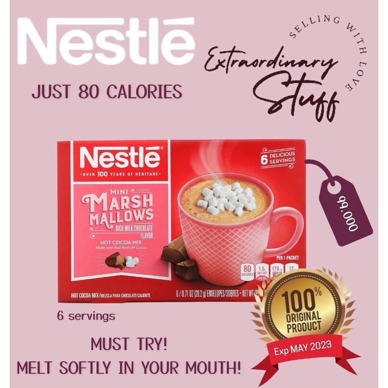 

NESTLE HOT COCOA MINI MARSHMELLOWS / NESTLE MARSHMELLOWS DRINKS