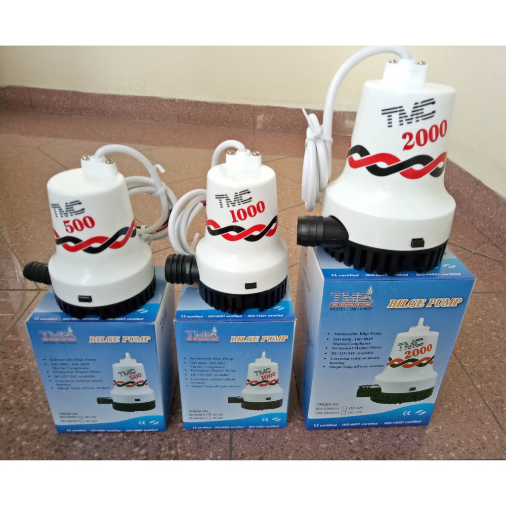 BILGE PUMP TMC-03607 / 2000GPH
