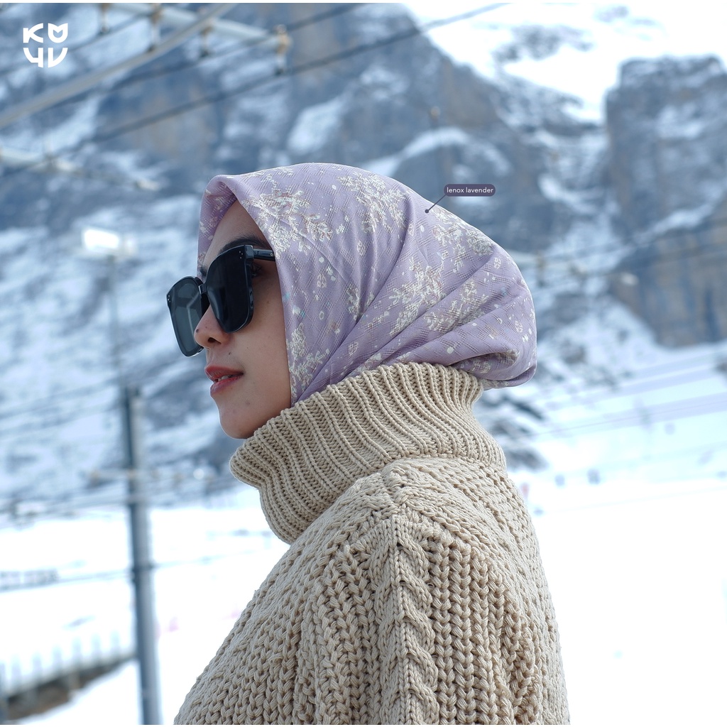 KOYU HIJAB Hijab Segiempat CRYSTAL LACE WINTER EDITION KOYU