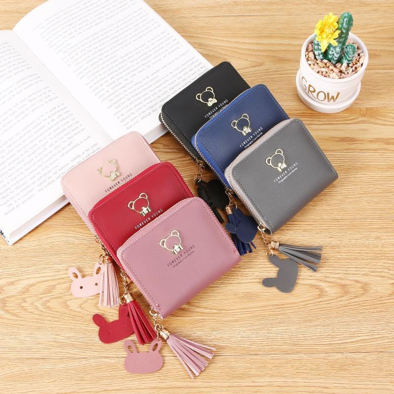 (COD) Dompet Lipat Pendek Warna Warni Forever Young / Wallet Women MALL SHOPPING-7