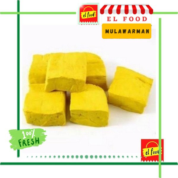 

TAHU KUNING SEGAR Bungkus Kecil (±300g) /(EL FOOD Mulawarman)/Daging/TAHU KUNING/ Tahu / Balikpapan