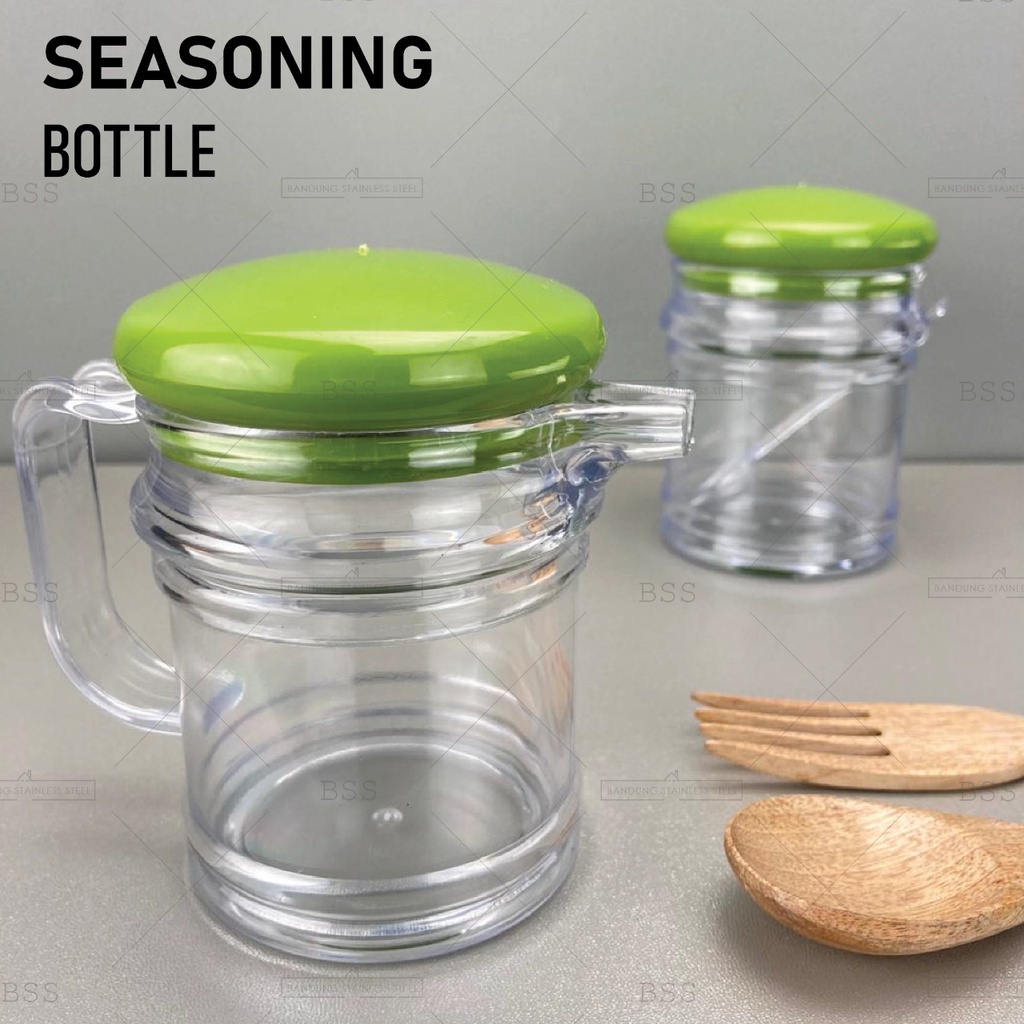 Seasoning Bottle 180ml 200ml Botol Tempat Bumbu Gula Garam Kecap Minyak Botol Tebal