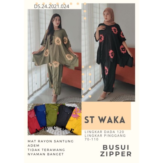 SETELAN WAKA WAKA ONE SET JUMBO BELI ECER HARGA GROSIR DASTER SURABAYA SIDOARJO