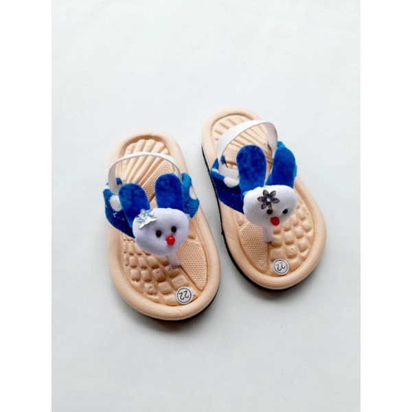 Arkn023 Sandal anak baby motip rabbit terbaru