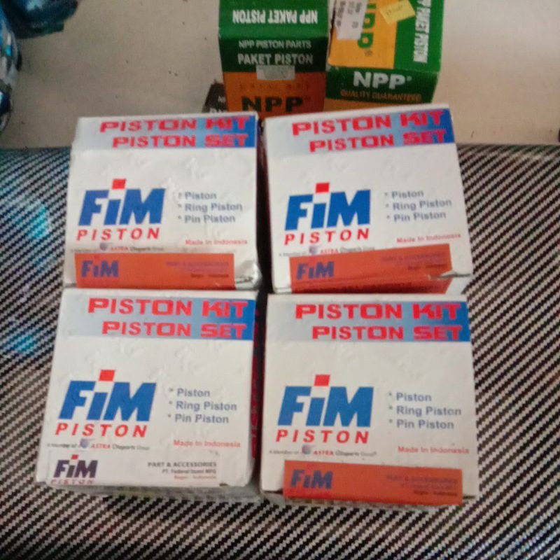 PISTON KIT SET SEHER SET KLX 58,58.5,59,60,61,61.5,62,62.5,63,63.5,64 FIM-1