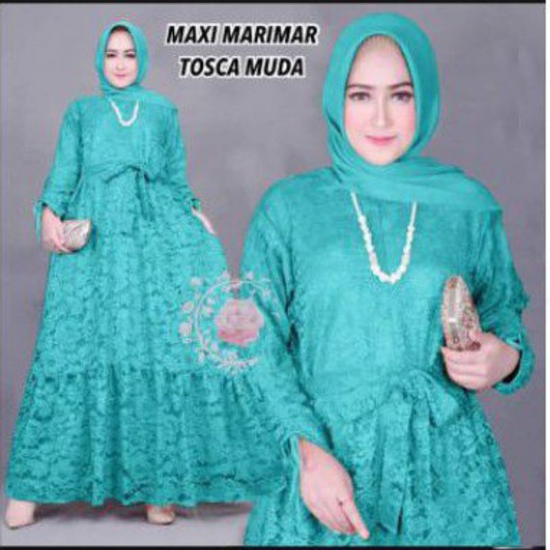 Maxi Gamis MARIMAR Jumbo 3XL (LD120)_mylz