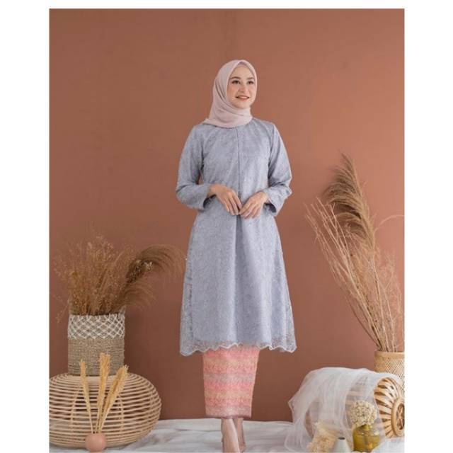 CLEMIRA TUNIK GREY SIZE L BY DIANA RESTU