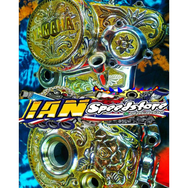 Blok Mesin vixion ukir