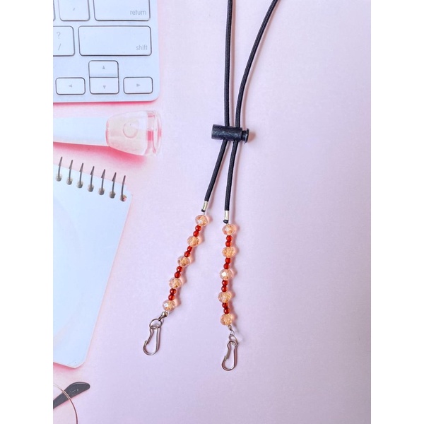 Konektor Masker Strap Mask 2in1 Mutiara Kristal-KSM 25