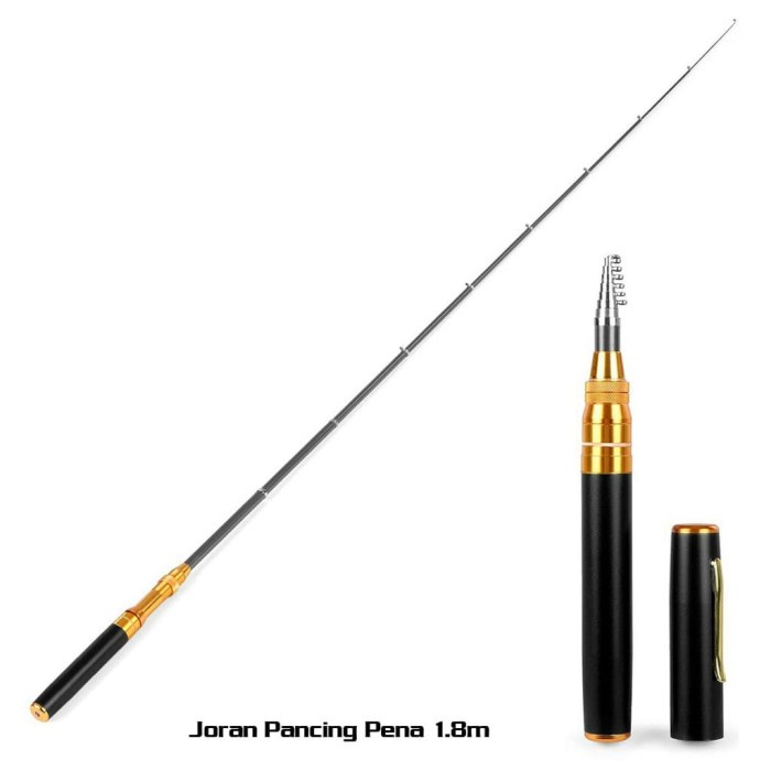 Joran Pancing Pena Mini Portabel 1.80M / Pancingan Pena Mini 1.80M Cv
