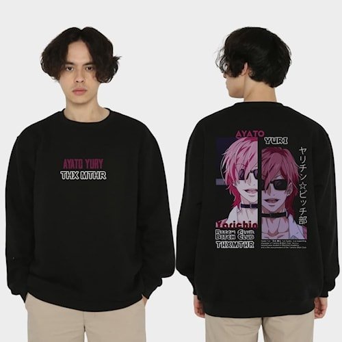 //HOODIE// Crewneck Sweater jepang Ayato Yuri Pria dan wanita Cowo/Cewe